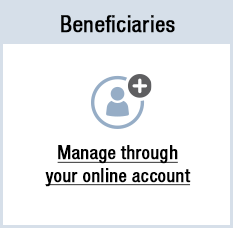 update your beneficiaries in your online account(s)