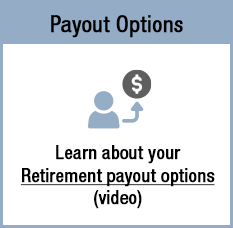 watch video to Learn about your Retirement payout options